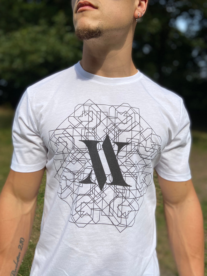 VV PATTERN T-Shirt White