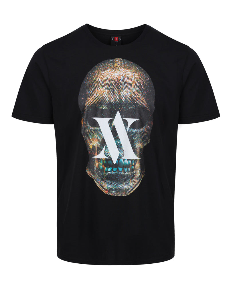 CRYSTAL SKULL T-Shirt Black