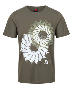 Spiral T-Shirt Khaki